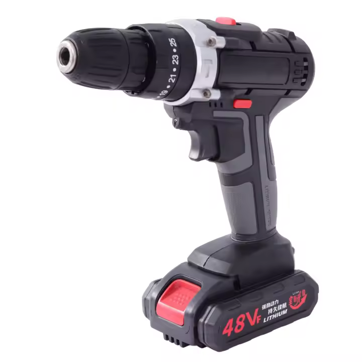 Juego de destornilladores inalámbricos, Taladro Inalámbrico de 21 V con 2 baterías y cargador LED, 25-28 Nm - 1