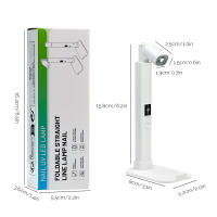Secador portátil con soporte para uñas, lámpara de secado rápido, luz Led UV, recargable, para manicura - details 16