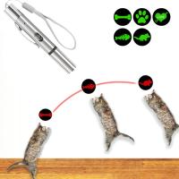 Suministros de proyección láser para gatos, multipatrón, carga USB, herramienta de entrenamiento para mascotas, juguete de luz interactiva, puntero láser, juguetes para gatos - details 3