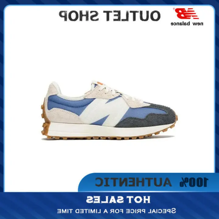 LETEN 【100% AUTÉNTICO】 NB 327 Azul " Zapatillas WS327COC Zapatillas deportivas de moda unisex para hombres y mujeres Pegatinas de pared - 1