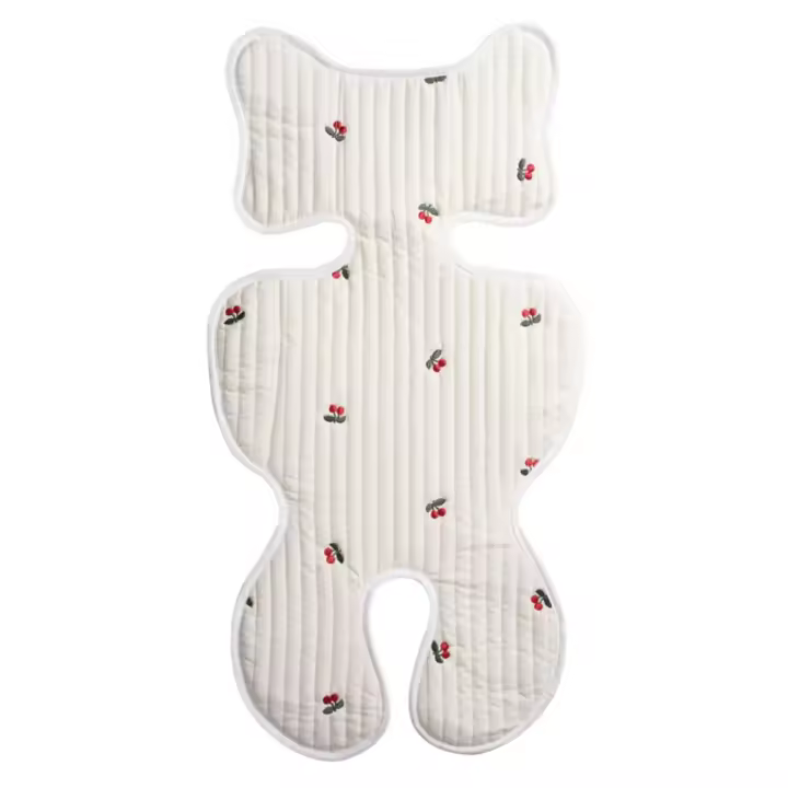 Forro de asiento bordado, forro de asiento de Animal, cojín para cochecito de bebé, colchón, accesorios para cochecito, alfombrilla para coche - 1