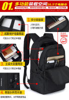 Mochila de Escudo Swiss Army Gran Capacidad para Hombres Ideal para Estudiantes de Preescolar y Universitario Bolsa de Viaje y Negocios Sencilla - details 3