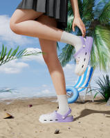 Zapatos con agujero de flores, plataforma, zapatos de playa antideslizantes, sandalias - details 9