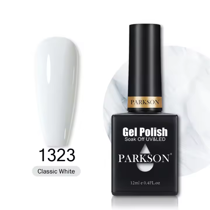 Parkson-esmalte de uñas en Gel semipermanente, lacas con purpurina UV, barniz híbrido para Base y capa superior de manicura, 12ml - 1