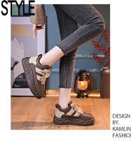 Nuevos zapatos de pan con suela gruesa, deportivos y de ocio, zapatos de tabla versátiles de moda para aumentar la altura - details 12