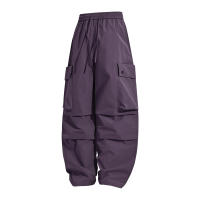 Pantalones Cargo para Hombres CHAIFENKO Tela de Poliéster, Longitud Completa, Ajuste Regular, Múltiples Bolsillos, Secado Rápido, Transpirable para Primavera/Verano - details 5