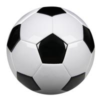 Balones de fútbol de entrenamiento profesional, de cuero PU, color blanco y negro, tamaño 5 - details 0