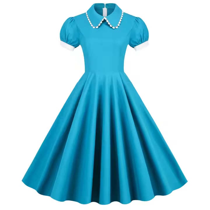 Falda de Moda para Mujer Corte, Cuello, Muñeca - 1