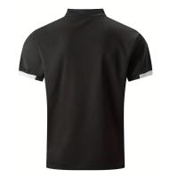 Ropa de hombre Primavera Verano Casual moda manga corta cuello alto Polo camisa diseño de logotipo ropa de hombre Polo ajustado - details 5