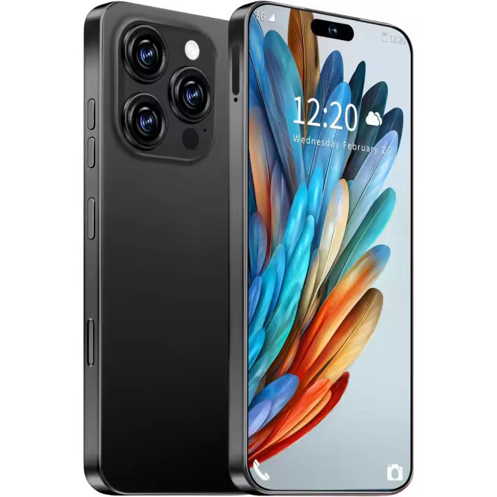 Versión Global I16 Pro Max 5G Smartphone 7,3 pulgadas pantalla HD 72MP + 108MP Cámara Snapdragon 8 Gen 3 8000mAh Dual SIM desbloqueo teléfono - 1