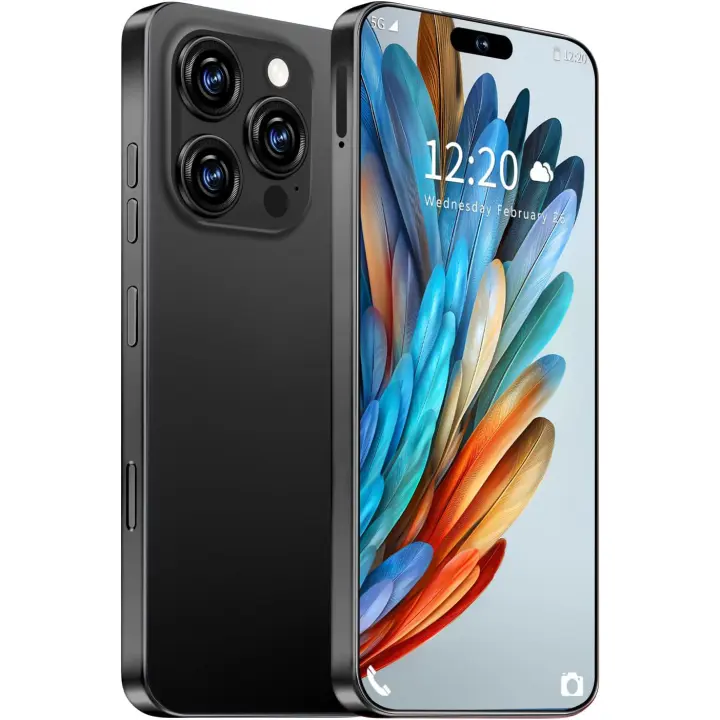 Versión Global I16 Pro Max 5G Smartphone 7,3 pulgadas pantalla HD 72MP + 108MP Cámara Snapdragon 8 Gen 3 8000mAh Dual SIM desbloqueo teléfono - 1