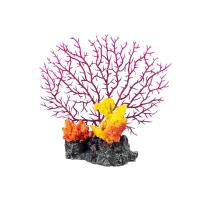 Adornos de resina para acuario, arrecife de Coral, artesanía colorida, paisaje de pecera, decoración, accesorios de plantas acuáticas artificiales simuladas - details 3