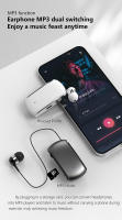 Auriculares inalámbricos Lavalier K68, audífonos de negocios 6 en 1, soporte para reuniones, grabación, MP3, tarjeta TF, reproducción, Bluetooth, micrófono - details 3