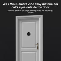 cámara mirilla puerta wifi esconder remoto monitor Timbre inteligente 1080P - details 5