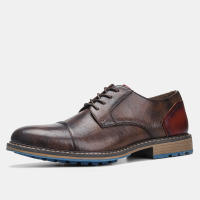 Zapatos casuales de negocios tendencia retro zapatos de cuero de gran tamaño - details 21