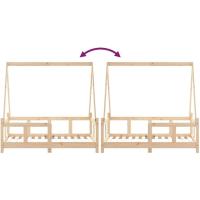 Estructura de Cama Infantil Madera Maciza de Pino 90x190 cm - details 109