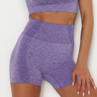 Pantalones cortos de yoga para mujer, pantalones cortos de gimnasio, entrenamiento, levantamiento de glúteos, Fiess, para correr - details 1