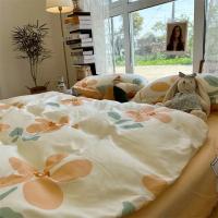 Juego de Ropa de Cama de Flores Europeas Suaves Cubierta de Edredón, Sábana, Fundas de Almohada - details 9