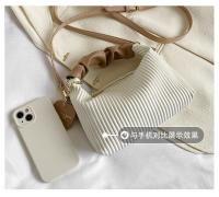 Bolso de Mano de Rayas Cinteladas Bolso de Verano de Moda para Mujeres - details 6
