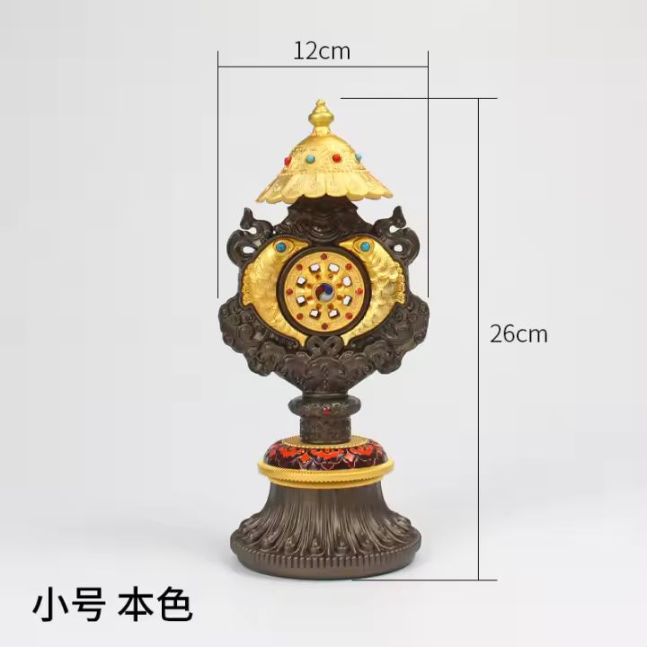 Colección de budismo esotérico tibetano, decoración del hogar, combinación de ocho tesoros propicios, decoración de equipos de Buda - 1