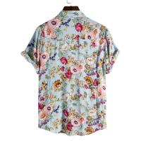 Camisa ajustada de manga corta para hombre, ropa informal con estampado grande, novedad de verano, 2021 - details 25
