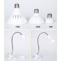 Lámpara LED E27 para cultivo de plantas, 1/2 cabezales, 6W, 15W, 20W - details 9