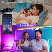 GAHADA Tuya Neon LED Tira Luz 12V WS2811 Tela LED de 60LEDs/m Controlador WiFi Kit de Potencia Europeo - details 3