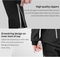 WEST BIKING-traje de ciclismo cálido para hombre y mujer, conjunto deportivo resistente al viento y al agua, para correr y pescar - details 15