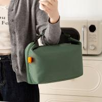 Bolsa aislante plegable Simple para trabajadores de oficina, bolsa de almuerzo de gran capacidad, impermeable, bolso de almuerzo para estudiantes, hombres y mujeres - details 15