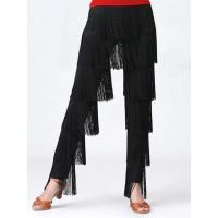 Pantalones con Flecos de Múltiples Capas para Mujer 2024 Pantalones de Baile de Color Sólido con Borlas Ropa de Fiesta de Talla Grande - details 3