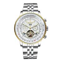 Tourbillon hueco esfera grande hombre de negocios reloj mecánico automático - details 0