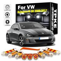 TPKE Kit de Luz Interior LED para Coche 12Pcs Lámparas de Habitación para Volkswagen VW Scirocco R 3R 2009-2017 Lámpara de Maletero de Doma Map - details 0