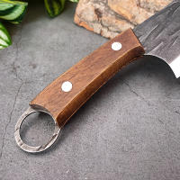 Cuchillo De Cocina InLeung De Acero Inoxidable Con Mango De Madera Para Slicear Pescado Carne Y Vegetales Herramientas De Cocina Chef Cuchillo De Resbaladizo - details 6