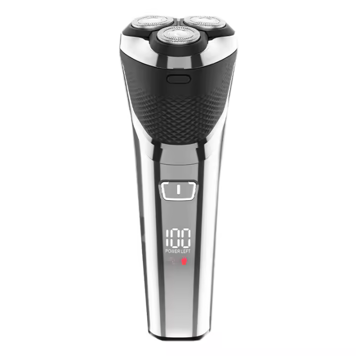 Electric Shaver for Men Floating 3 Cutters Shaver Cordless Beard Trimmer Washable Digital Display Men’s Razor - 1