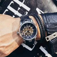 Reloj Mecánico Automático DUGARY Resistente al Agua Luminoso Estilo Clásico de Negocios de 44mm - details 10