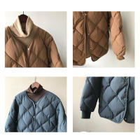 Women lightweight down cotton wear short coat autumn winter padded jacket - details 2
