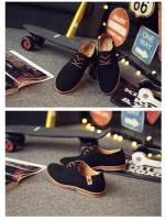 Zapatos casuales de primavera 2025 para hombre, zapatos de cuero de talla grande para hombre, zapatos de moda esmerilados - details 7