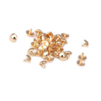 3MM 3.5MM 4MM Latón Color Oro 18K Sólido Hueco Tapas de Cierre con Orificios para Perlas, Suministros para Fabricación de Joyería, Accesorios - details 22