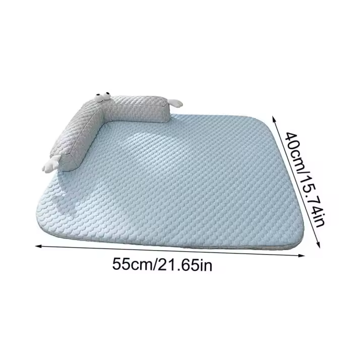 Alfombra de Enfriamiento para Mascotas Almohada de Cama para Gatos y Perros Lavable para el Verano - 1
