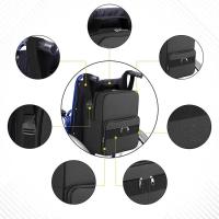 Bolsa de almacenamiento para silla de ruedas con múltiples bolsillos, bolsa colgante portátil impermeable para silla de ruedas con hebilla, bolsa para patinete de movilidad de gran capacidad - details 1