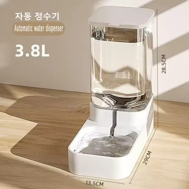 Comederos automáticos para mascotas, alimentador temporizado de gran capacidad para gatos y perros, dispensador de comida seca, 5l - 1