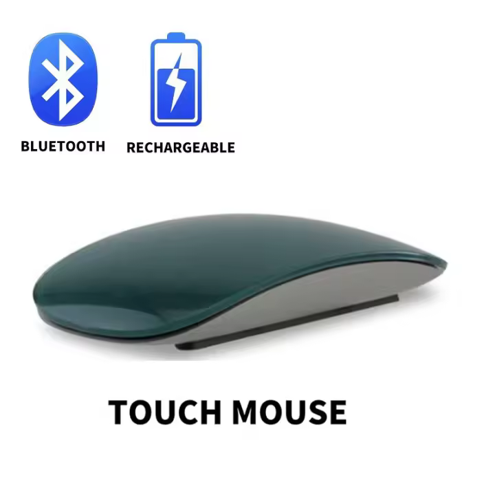 El ratón inalámbrico Bluetooth 4,0 se puede cargar en silencio y tocar el ratón con múltiples arcos. - 1