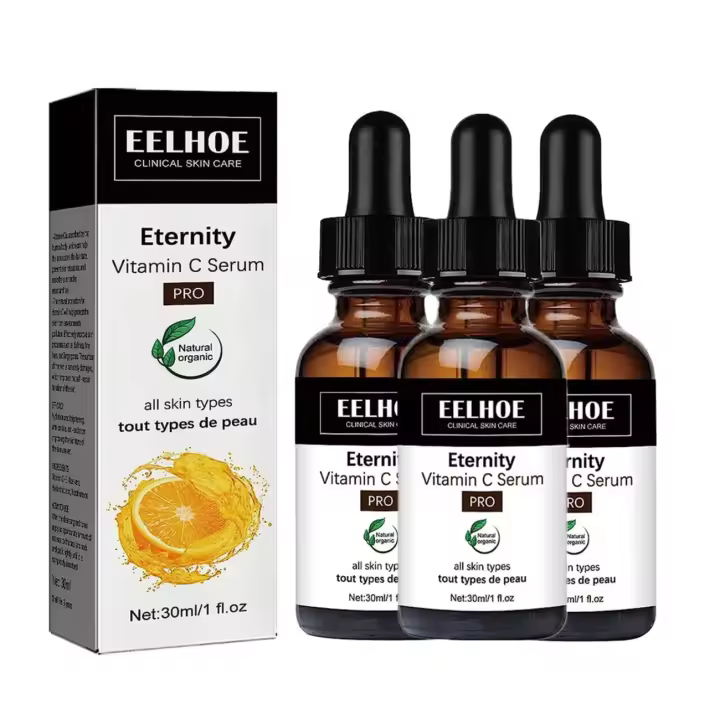 3 uds EELHOE Eternity colágeno Boost antienvejecimiento C, Eelhoe Corrector de manchas oscuras suero diario, suero de vitamina C para cara con - 1