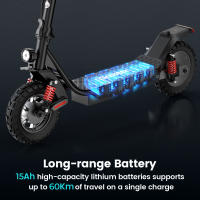 IScooter i10Pro-patinete eléctrico plegable para adultos, patinete eléctrico de 45 KM/H, patinete eléctrico de 800W, patinete de 48V y 15Ah - details 11