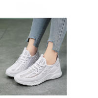 Zapatillas de running ligeras de malla con suela blanda para mujer, zapatillas deportivas informales huecas y transpirables - details 18