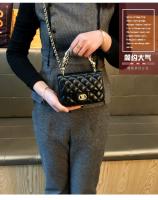 Bolso de alto sentido marca Hong Kong2025Nuevo temperamento salvaje rombo bolso de mano de viaje bolso de hombro de moda - details 8