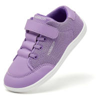 Zapatos De Tobillo Ancho Para Niños HOBIBEAR Zapatillas Minimalistas De Piel Sintética Y Malla Ligera Con Enganche Para Niños Y Niñas - details 14