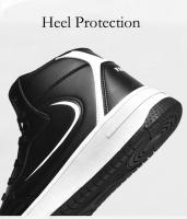 Zapatillas altas de marca para hombre, zapatos de baloncesto antideslizantes, zapatos de tenis transpirables, zapatos deportivos de cuero cómodos, zapatillas Unisex - details 7