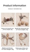 Un trozo de material de cáñamo de imitación natural, el palo molar de gatito es rico en hierba gatera C010 - details 5