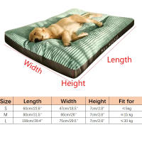 Cama De Invierno Para Perros Cálida Con Tela De Corduroy Alfombra Suave Para Pequeños Medianos Y Grandes Perros Con Capa Desmontable Y Lavable Para Pupusas - details 0
